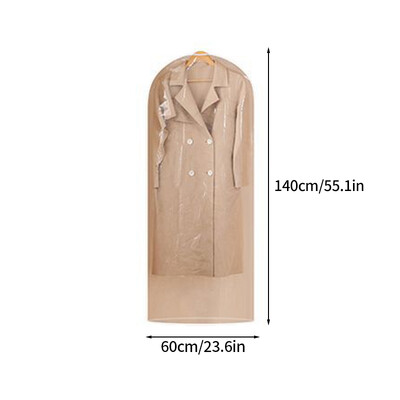 Bijele navlake za odjeću Navlake za odjeću Odjevni kaput Zaštita otporna na prašinu Viseći organizatori za odjeću Kutija za odlaganje garderobe