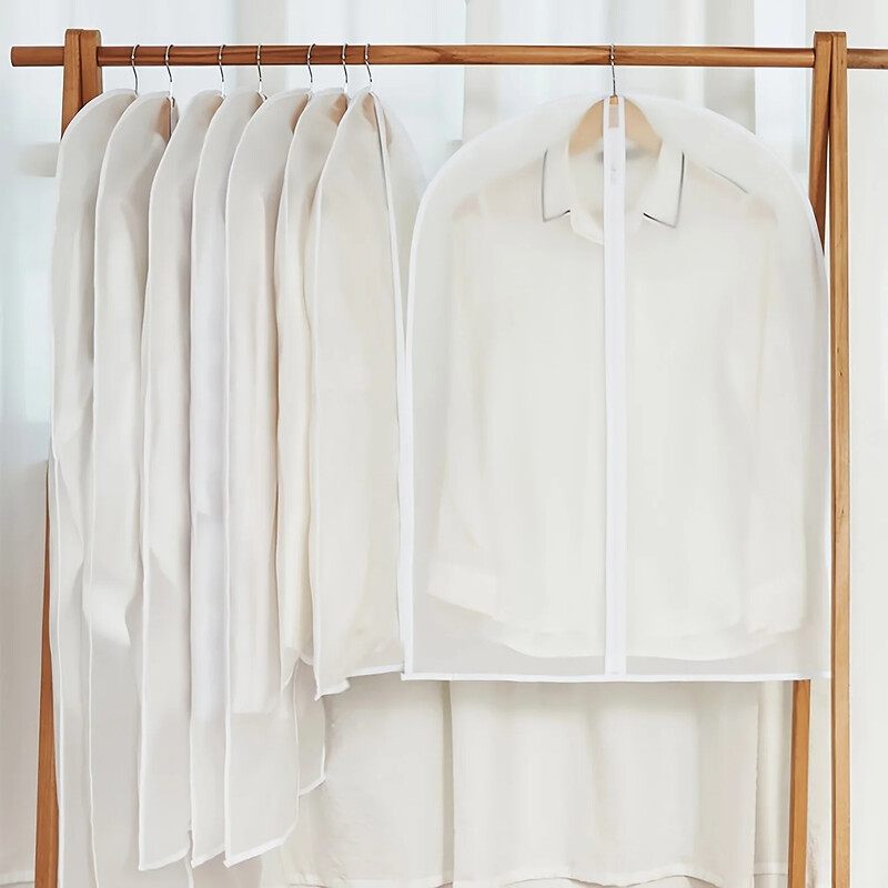 1 gab. Apģērbu putekļu maisiņš, sabiezināts ūdensnecaurlaidīgs mēteļa uzglabāšanas maisiņš, mājsaimniecības drēbju skapja uzglabāšana, uzvalka piekarināmā kabata, apģērba putekļu pārsegs