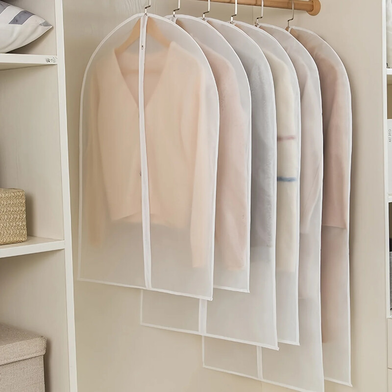 1 gab. Apģērbu putekļu maisiņš, sabiezināts ūdensnecaurlaidīgs mēteļa uzglabāšanas maisiņš, mājsaimniecības drēbju skapja uzglabāšana, uzvalka piekarināmā kabata, apģērba putekļu pārsegs