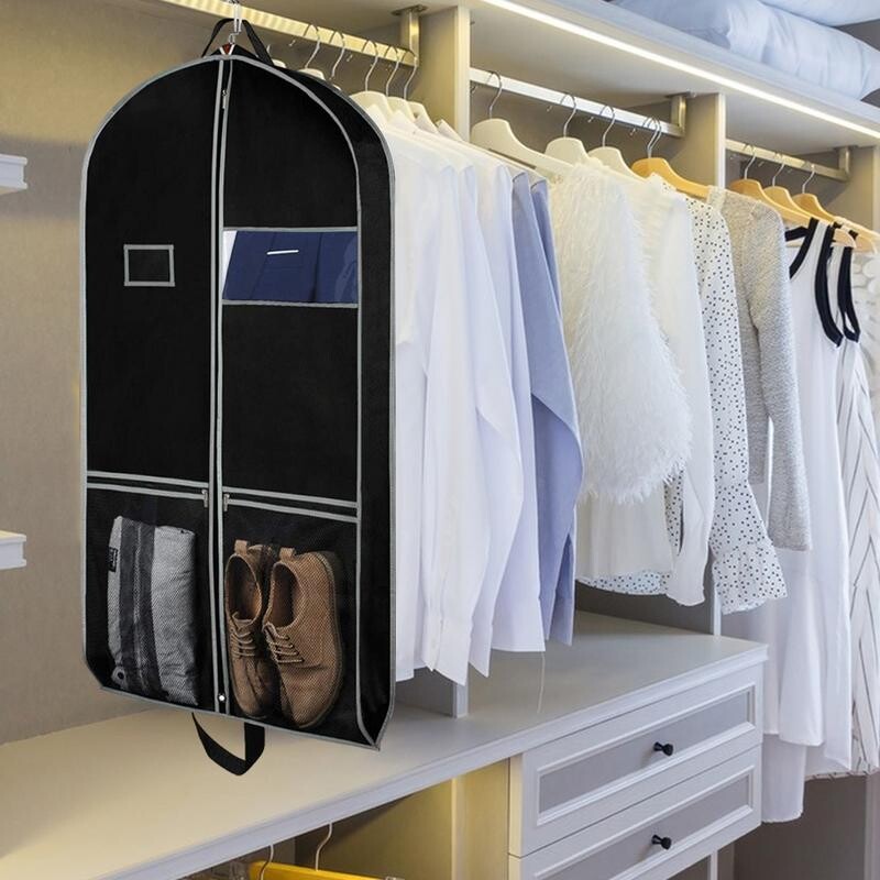 Jakna Vrećica za prašinu Dizajn ručke Vreća za odjeću protiv prašine Puni patentni zatvarač Navlaka za prašinu Za odijelo Vjenčanica Vrećica za odjeću Jednostavno nošenje