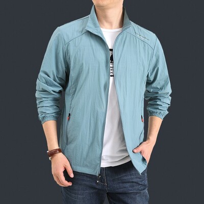 Suvised päikesekaitseriided meeste kerged ja lahedad mägironimisjope Ultraõhuke kalapüügi jahi kuiva nahaga tuulejope