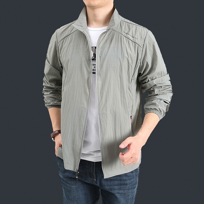 Suvised päikesekaitseriided meeste kerged ja lahedad mägironimisjope Ultraõhuke kalapüügi jahi kuiva nahaga tuulejope