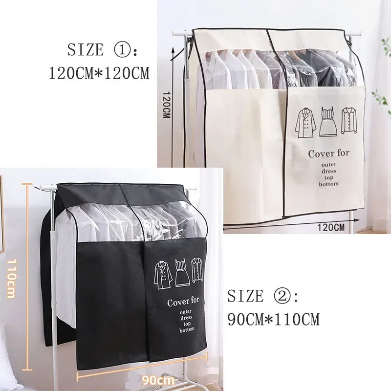 Odjeća Navlaka za prašinu Ormar Viseći prozor Navlaka za prašinu Navlaka za odjeću Platno Navlaka za kućansku odjeću Vreća za pohranu odjeće