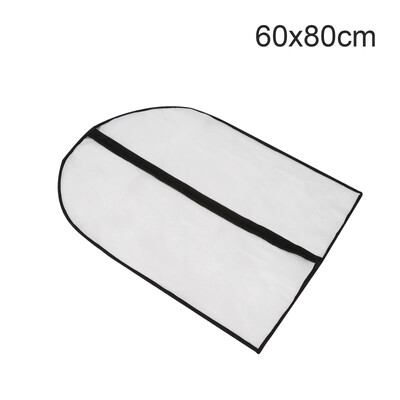 5 buc. Husă de praf pentru haine, transparentă, rezistentă la apă, rezistentă la umiditate, rezistentă la praf, respirabilă, pungă de depozitare a hainelor