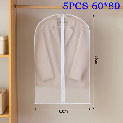 Putekļu necaurlaidīgs apģērba aizsargmaiss Pilnībā slēgts drēbju pārvalks ar rāvējslēdzēju Apģērbu maisiņi Piekarināms izturīgs apģērbu glabāšanas maisiņš