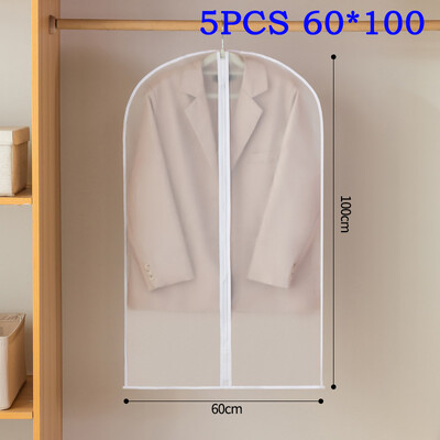 Putekļu necaurlaidīgs apģērba aizsargmaiss Pilnībā slēgts drēbju pārvalks ar rāvējslēdzēju Apģērbu maisiņi Piekarināms izturīgs apģērbu glabāšanas maisiņš