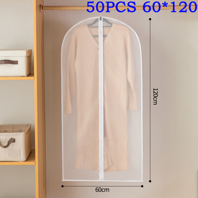 Putekļu necaurlaidīgs apģērba aizsargmaiss Pilnībā slēgts drēbju pārvalks ar rāvējslēdzēju Apģērbu maisiņi Piekarināms izturīgs apģērbu glabāšanas maisiņš