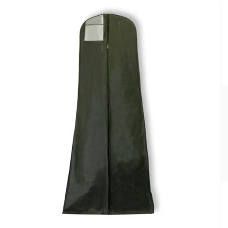 Liela kāzu kleita Putekļu pārsegs Rāvējslēdzējs Kleita Putekļu necaurlaidīgs Pārvalks Uzglabāšanas soma Salokāms Apģērbu Apģērbu Korpusa Aizsargs