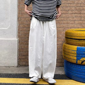 Μοντέρνα μάρκα Ins High Street Ιαπωνικά Vintage ίσια παντελόνια Cargo Loose Fit παντελόνια με καμπάνα casual για την άνοιξη το φθινόπωρο