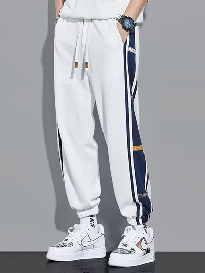 Rudens savārstījums Ikdienas taisnas bikses vīriešiem Korejas modes bikses Ielu apģērbi Baggy sporta bikses sporta zāle Jogger Hombre Pantalones