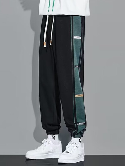 Rudens savārstījums Ikdienas taisnas bikses vīriešiem Korejas modes bikses Ielu apģērbi Baggy sporta bikses sporta zāle Jogger Hombre Pantalones