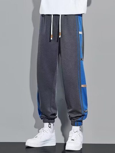 Rudens savārstījums Ikdienas taisnas bikses vīriešiem Korejas modes bikses Ielu apģērbi Baggy sporta bikses sporta zāle Jogger Hombre Pantalones