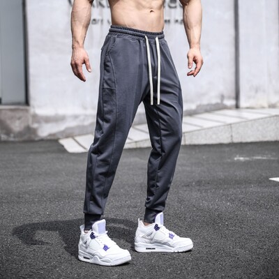 Pantaloni casual de sport pentru bărbați, primăvară, vară, modă, pantaloni subțiri, cu uscare rapidă, pentru sală, fitness, alergare, pantaloni de jogging pentru bărbați, pantaloni de sport