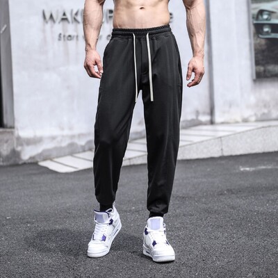Vīriešu Pavasaris Vasaras Sports Ikdienas Bikses Modes Ātri Nožūst Plānas Bikses Sporta zāle Fitnesa Skriešana Skriešanas Vīriešu sporta bikses Sporta bikses