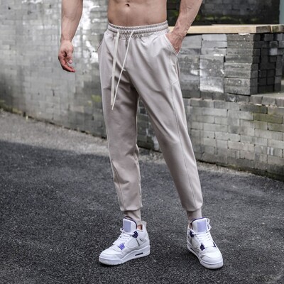 Vīriešu Pavasaris Vasaras Sports Ikdienas Bikses Modes Ātri Nožūst Plānas Bikses Sporta zāle Fitnesa Skriešana Skriešanas Vīriešu sporta bikses Sporta bikses