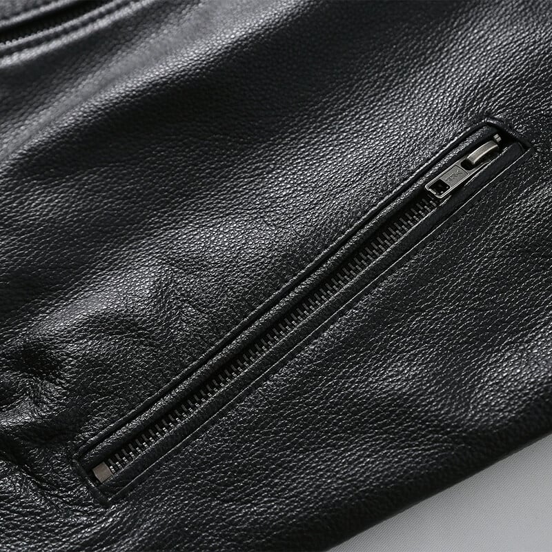 Jakna od prave kože Muška jakna od prave kože 100% goveđa koža Slim Fit Muški kaput Kožna odjeća Proljeće Jesen Azijska veličina 5XL M615