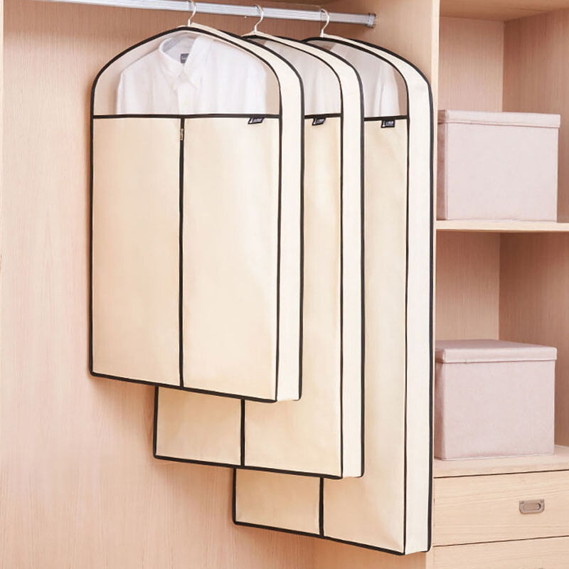 Torba za odjeću Jakna otporna na prašinu Odijelo Navlaka za kaput Vreća Zaštita za vješanje Vetement Ormar Organizator odjeće Prekrivač za odjeću od tkanine