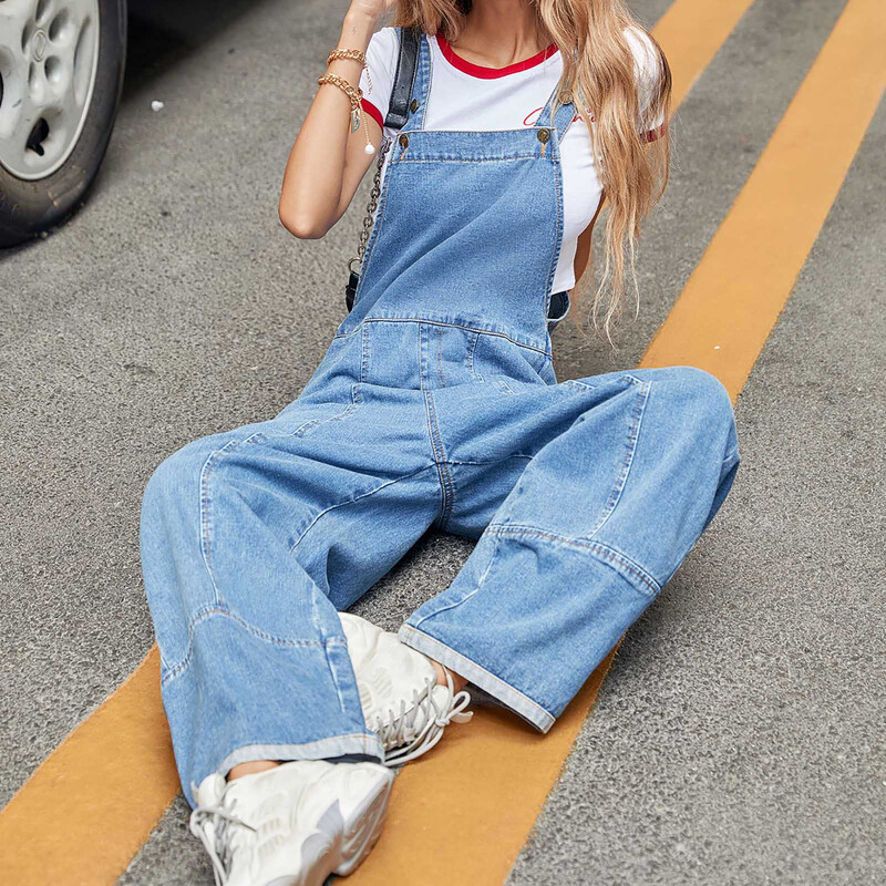 Φαρδύ πόδι χαλαρό ίσιο τζιν τζιν τζιν για άνοιξη εγκυμοσύνης Φθινοπωρινές φόρμες για έγκυες Ολόσωμες φόρμες εγκυμοσύνης