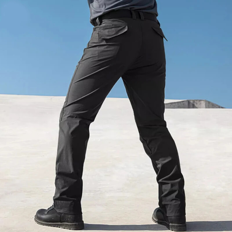 Āra plānās taktiskās bikses elastīgas ātri žūstošas treniņbikses brīvas alpīnisma bikses ar vairākām kabatām treniņa apģērbs