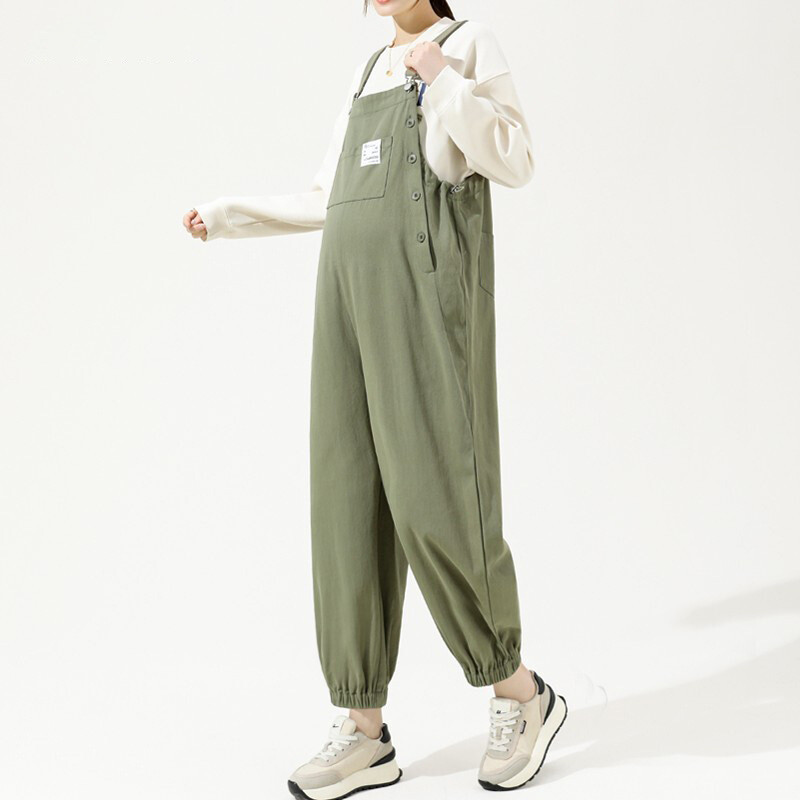 Νέο 2023 Άνοιξη Φθινόπωρο Φόρμες εγκύων Φορμάκια Εγκυμοσύνης Ρούχα Φαρδιά λουράκι εγκυμοσύνης Παντελόνι Ρούχα