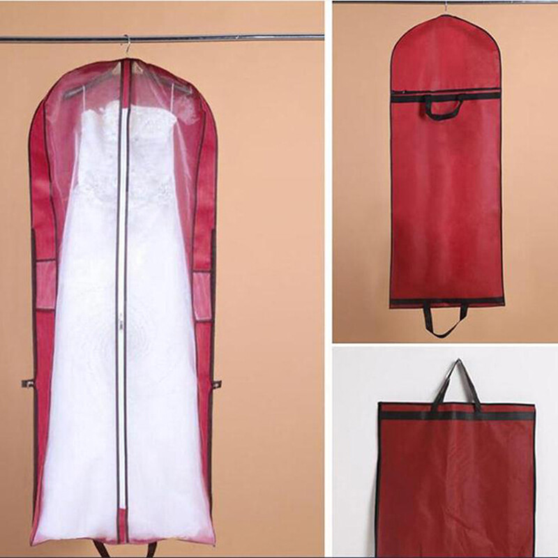 1PC Vjenčanica Prekrivač za prašinu Haljina Otporna na prašinu Preklopne torbe za pohranu odjeće 150cm/180cm