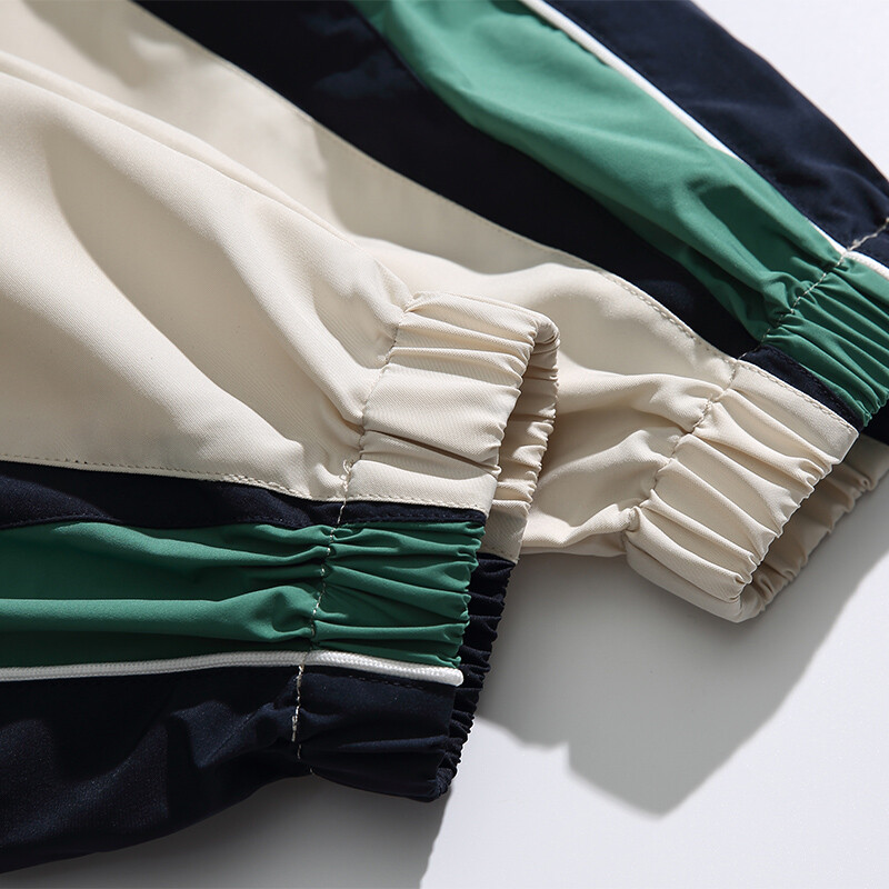 Una Reta Vīriešu Bikses Harajuku Hip Hop Krāsa Šūšanas Bikses Vīriešu Sporta bikses Mode Elastīga jostasvieta Sporta bikses Pāris Bikses