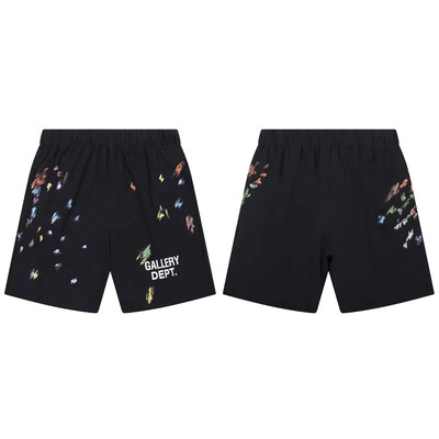 Moderne ležerne kratke hlače u europskom američkom stilu za muškarce, dječake, ljetne široke kroje, dizajn s grafitima s bojama