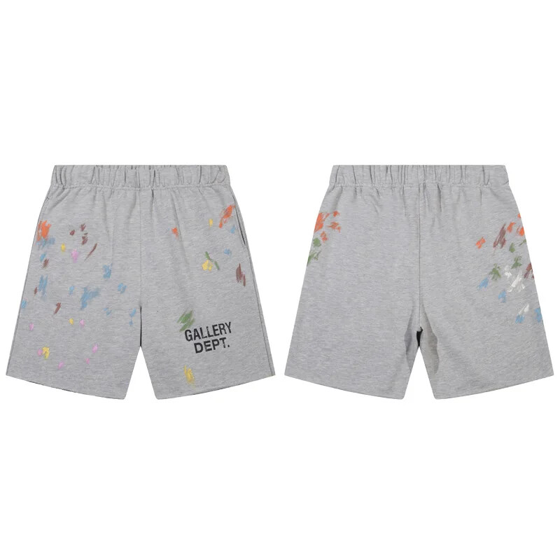 Moderne ležerne kratke hlače u europskom američkom stilu za muškarce, dječake, ljetne široke kroje, dizajn s grafitima s bojama