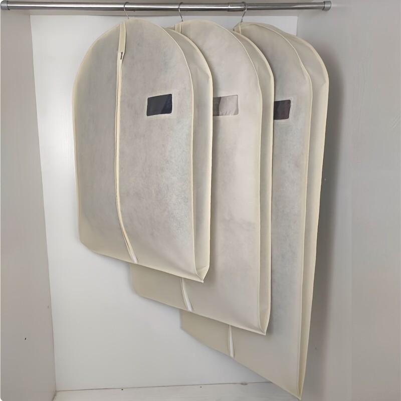 Netkana tkanina, prozračna bunda od nerca, krznena navlaka za prašinu, trodimenzionalna navlaka za odjeću, viseća torba za odjeću, odjeća za prašinu