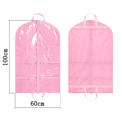 Torbe za plesne kostime 40" Vodootporne prozračne torbe za odjeću za plesna natjecanja Viseća torba za odjeću s džepovima na patentni zatvarač za djecu