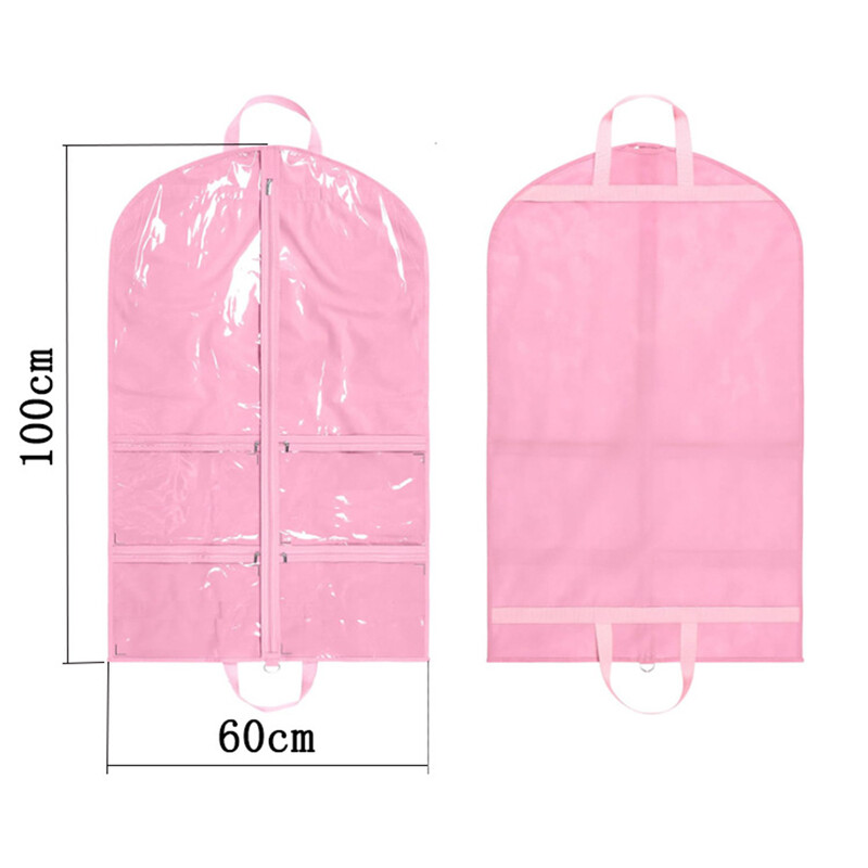 Torbe za plesne kostime 40" Vodootporne prozračne torbe za odjeću za plesna natjecanja Viseća torba za odjeću s džepovima na patentni zatvarač za djecu