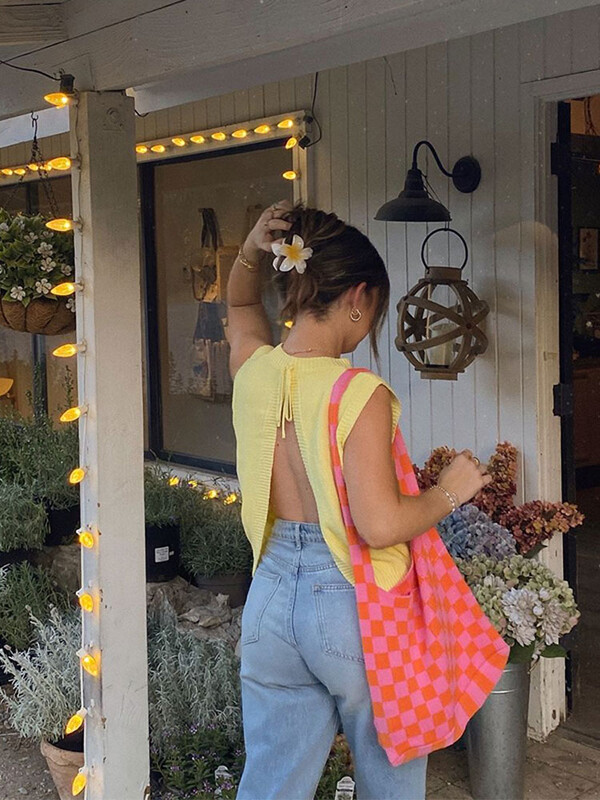 Naiste armsad kollased lillelised varrukad, pitsist kootud kardigan šikk ümara kaelusega õõnsad lühikesed kampsunid sügisene daami tänavarõivad