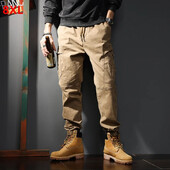 Pavasara jaunas Harlem darba bikses vīriešu liela izmēra tendence brīvi pieguļoši legingi korejiešu versija sporta bikses 7XL 8XL kravas bikses vīriešiem