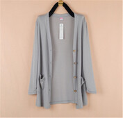 Cardigan 4XL 5XL pentru femei Pulover tricotat cu mânecă lungă Îmbrăcăminte exterioară pentru femei Cardigane cu șal pentru femei Jachetă subțire pentru femei Mărime mare