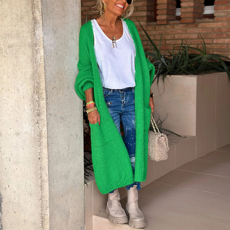 Armas LOVE & PEACE kirjatrükiga pikk sviiter kardigan naiste sügisene V-kaelusega kootud top jakk Talvine pikkade varrukatega avar mantel