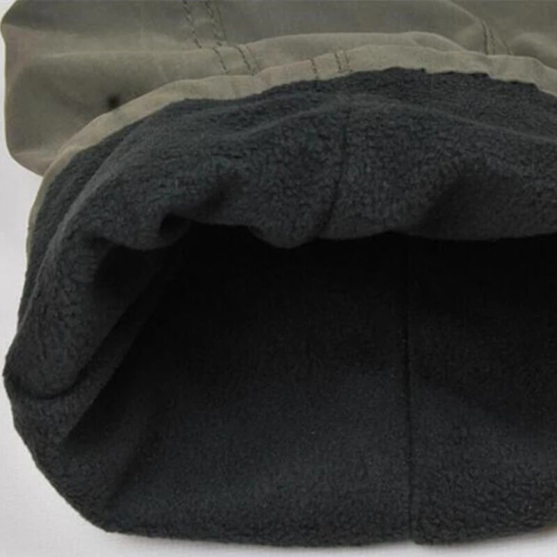 Iarna 2023 Pantaloni casual din lână gros din bumbac pentru bărbați Pantaloni cargo largi, tactici, cu două straturi, din catifea, pantaloni termici caldi