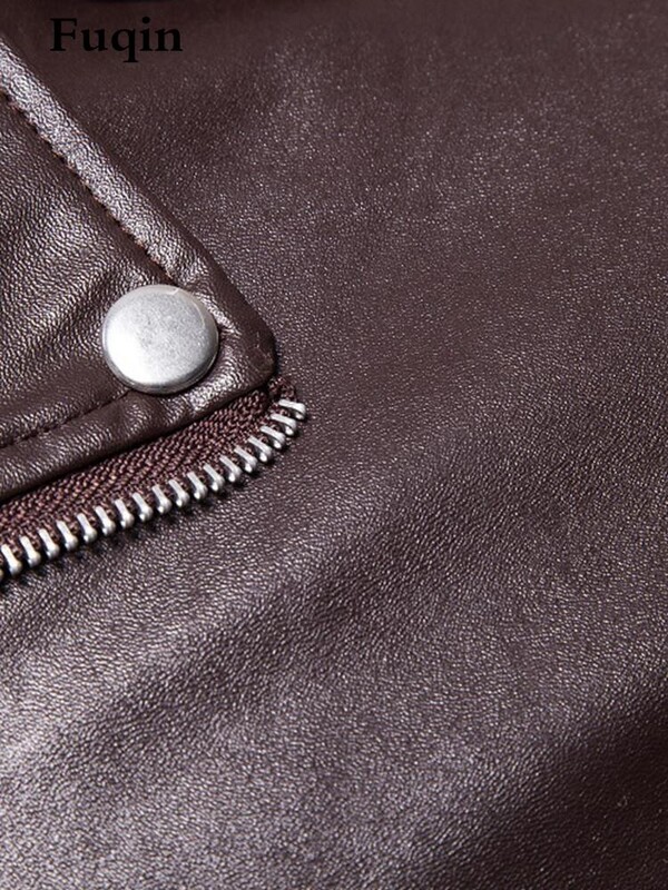 Jachetă din piele reală pentru bărbați Rock Street, cu fermoar, cu centură, haină pentru motocicletă, jachete calde de toamnă, pentru bărbați, de modă britanică, îmbrăcăminte din piele PU