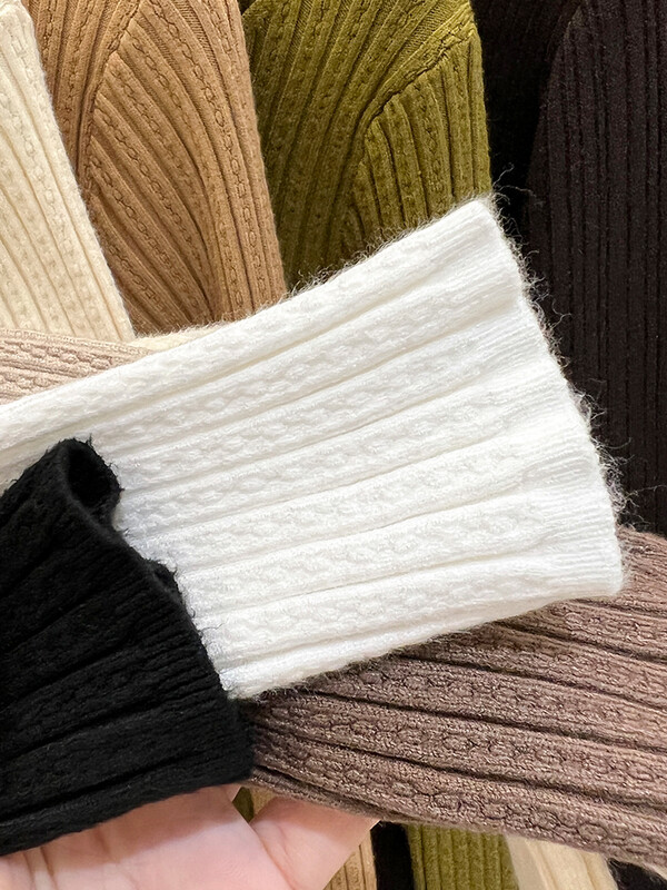 Sexy Hallow Out Halter trikotāžas tops sievietēm 2023. gada rudens viengabalains džempera krekls ar garām piedurknēm