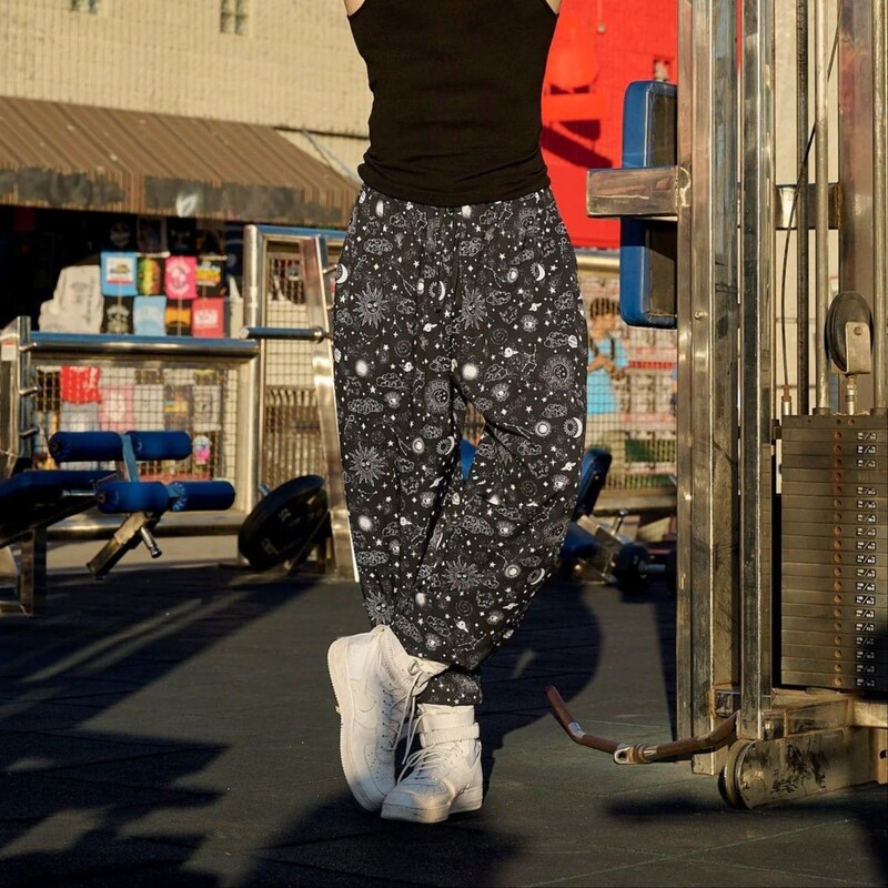 Rudens retro plānas sporta bikses vīriešiem vasarā elpojošas ātri žūstošas brīvas sporta bikses sporta zāle Fitness ikdienas bikses ar digitālo apdruku