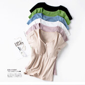 Ljetna modna majica kratkih rukava za dojenje, majice za trudnice i majke nakon poroda, majice za izlaske, odjeća za majke i dojilje