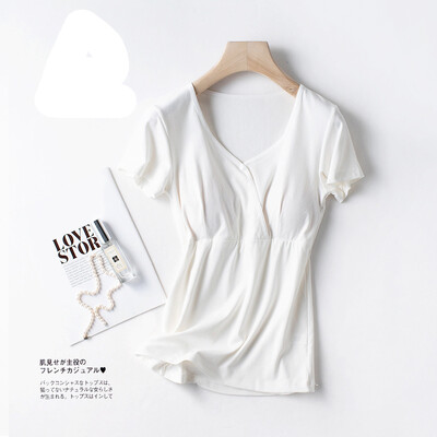 Ljetna modna majica kratkih rukava za dojenje, majice za trudnice i majke nakon poroda, majice za izlaske, odjeća za majke i dojilje