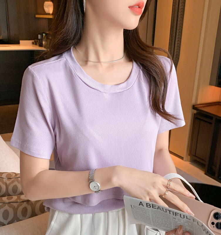 Odjeća za trudnice Majice-Za-Trudnice-Majice za dojenje Crewneck 2 boje Odjeća za dojenje 19082