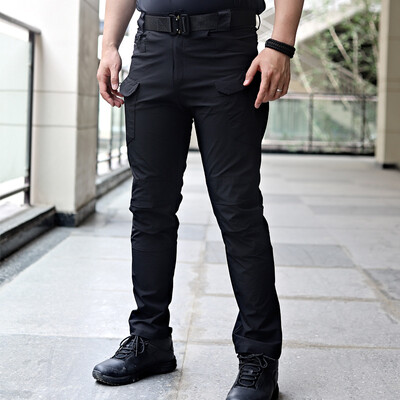 Pantaloni cargo tactici militari de vară Pantaloni casual bărbați, rezistenți la uzură, cu mai multe buzunare, pantaloni de lucru pentru drumeții în aer liber, cu uscare rapidă, bărbați