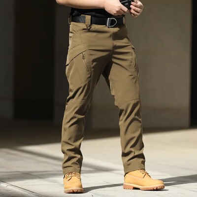 Pantaloni cargo tactici militari de vară Pantaloni casual bărbați, rezistenți la uzură, cu mai multe buzunare, pantaloni de lucru pentru drumeții în aer liber, cu uscare rapidă, bărbați