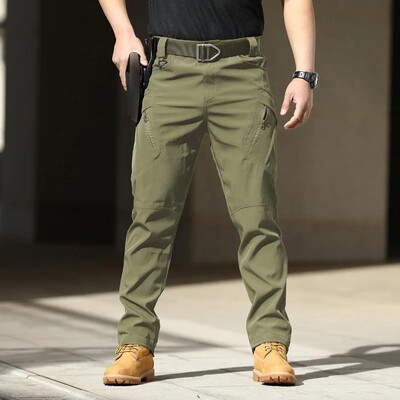 Pantaloni cargo tactici militari de vară Pantaloni casual bărbați, rezistenți la uzură, cu mai multe buzunare, pantaloni de lucru pentru drumeții în aer liber, cu uscare rapidă, bărbați