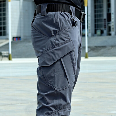 Pantaloni cargo tactici militari de vară Pantaloni casual bărbați, rezistenți la uzură, cu mai multe buzunare, pantaloni de lucru pentru drumeții în aer liber, cu uscare rapidă, bărbați