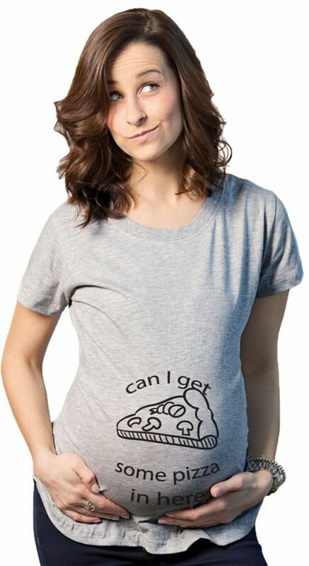 Terhes ruhák Új vicces kismama rövid ujjú póló Divat pólók terhes nők számára