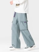 2024. aasta sügis, uued kandepüksid, meeste mitme taskuga, laia säärega vabaaja püksid, hip-hop tänavarõivad, vabad sirged püksid, meeste suur 8XL