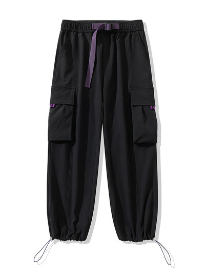 2024. aasta sügis, uued kandepüksid, meeste mitme taskuga, laia säärega vabaaja püksid, hip-hop tänavarõivad, vabad sirged püksid, meeste suur 8XL