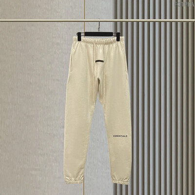 Uus mood ESSENTIALS Spordipüksid helkurkirjaga sörkimispüksid Hip Hop lahtised mehed naiste 100% puuvillased dressipüksid